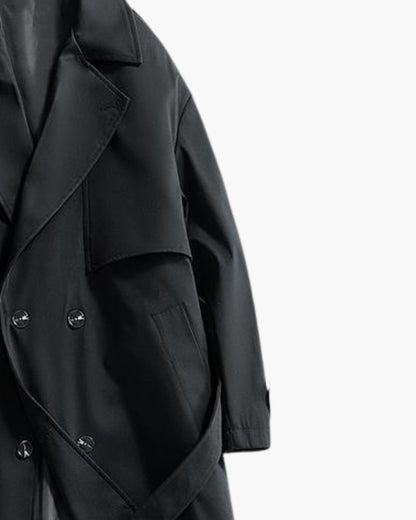 Classic Double-Breasted Trench Coat
